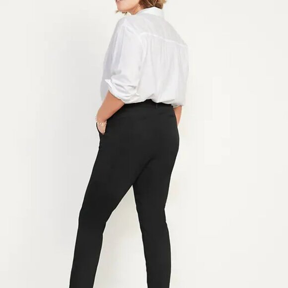 High-Waisted Slim Pants - Picture 1 of 5